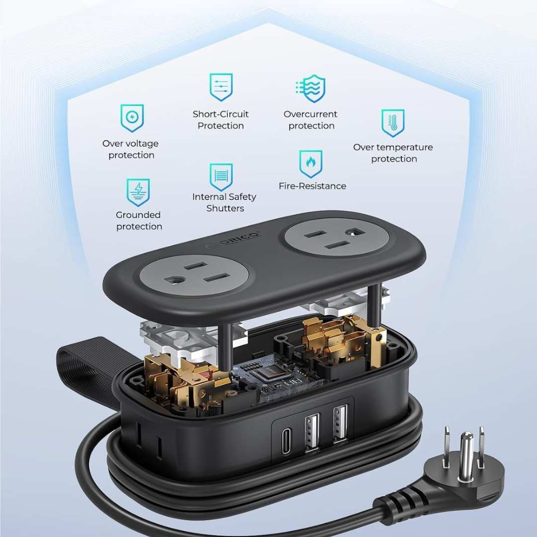PowerPal™ 7-in-1 Power Strip